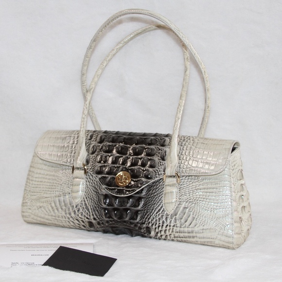 NEW BRAHMIN Dayan Satchel Shoulder Bag Everlasting Melbourne Ombre Purse